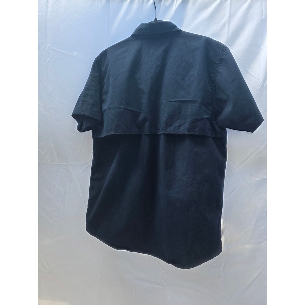 5.11 Tactical Mens Short Sleeve Ripstop Button Down Shirt Black Medium Regular - Picture 4 of 7